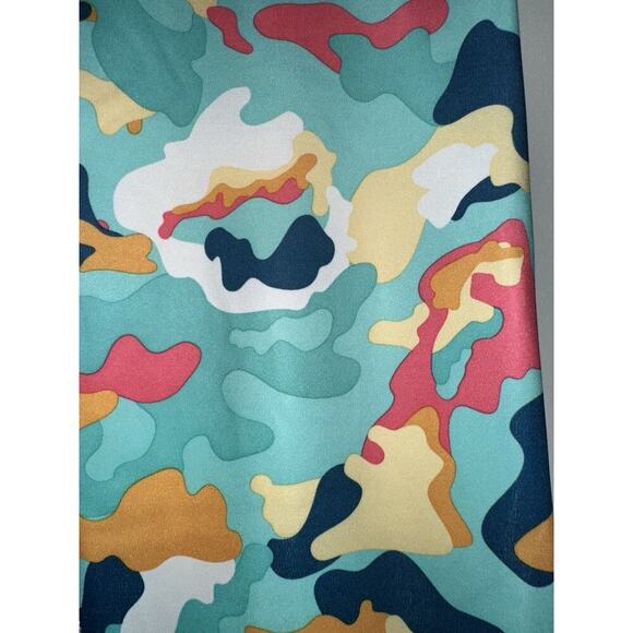 NWT Champion Women's Absolute Knit Leggings Abstract Camo Teal Size Medium - Picture 4 of 7